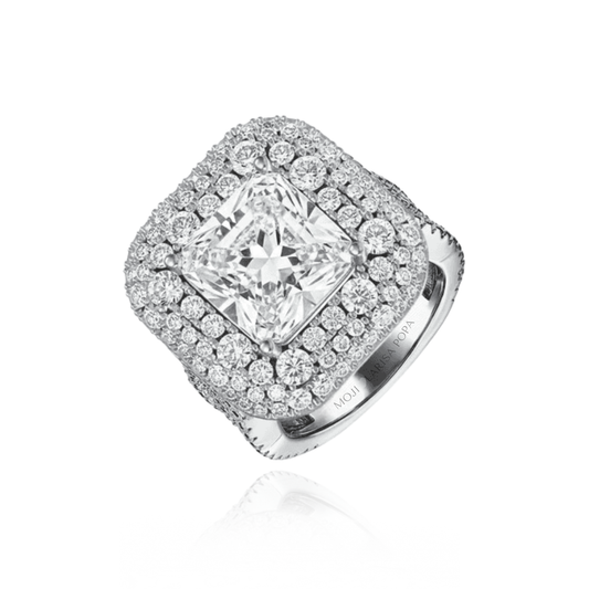 Inel Larisa Popa White