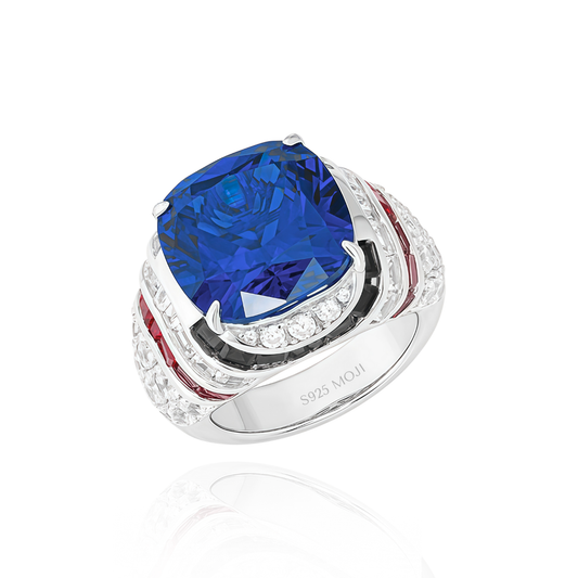 Inel Sapphire Throne Cushion