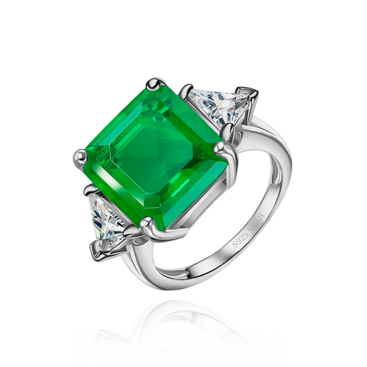 Inel Imperial Green
