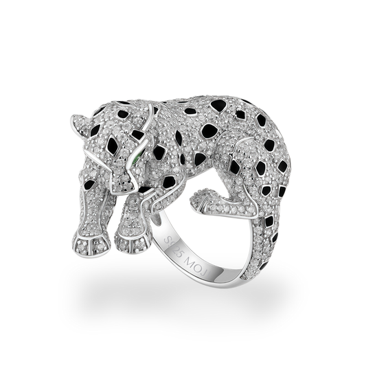 Inel Pantera Argint S925 | Zirconiu