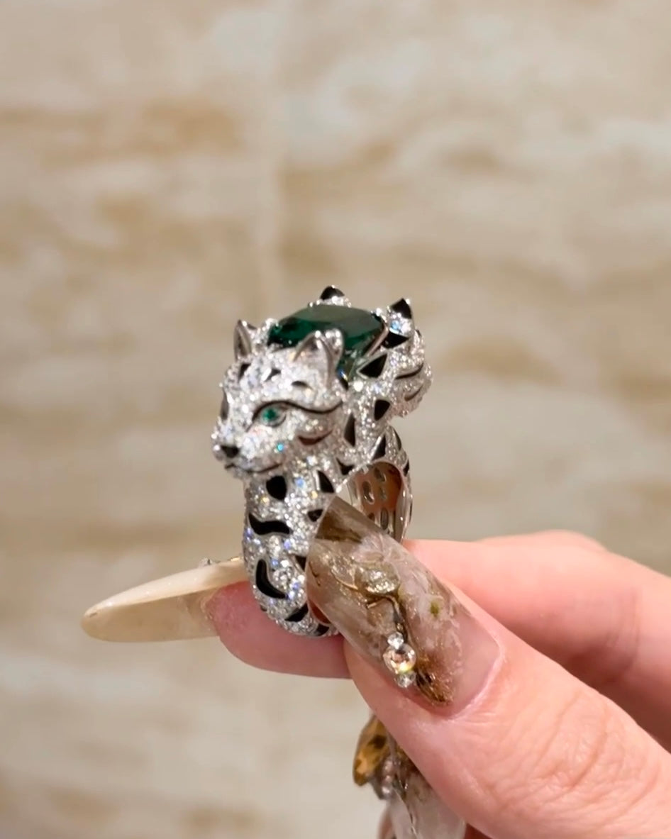 Inel Emerald Panthera Royale