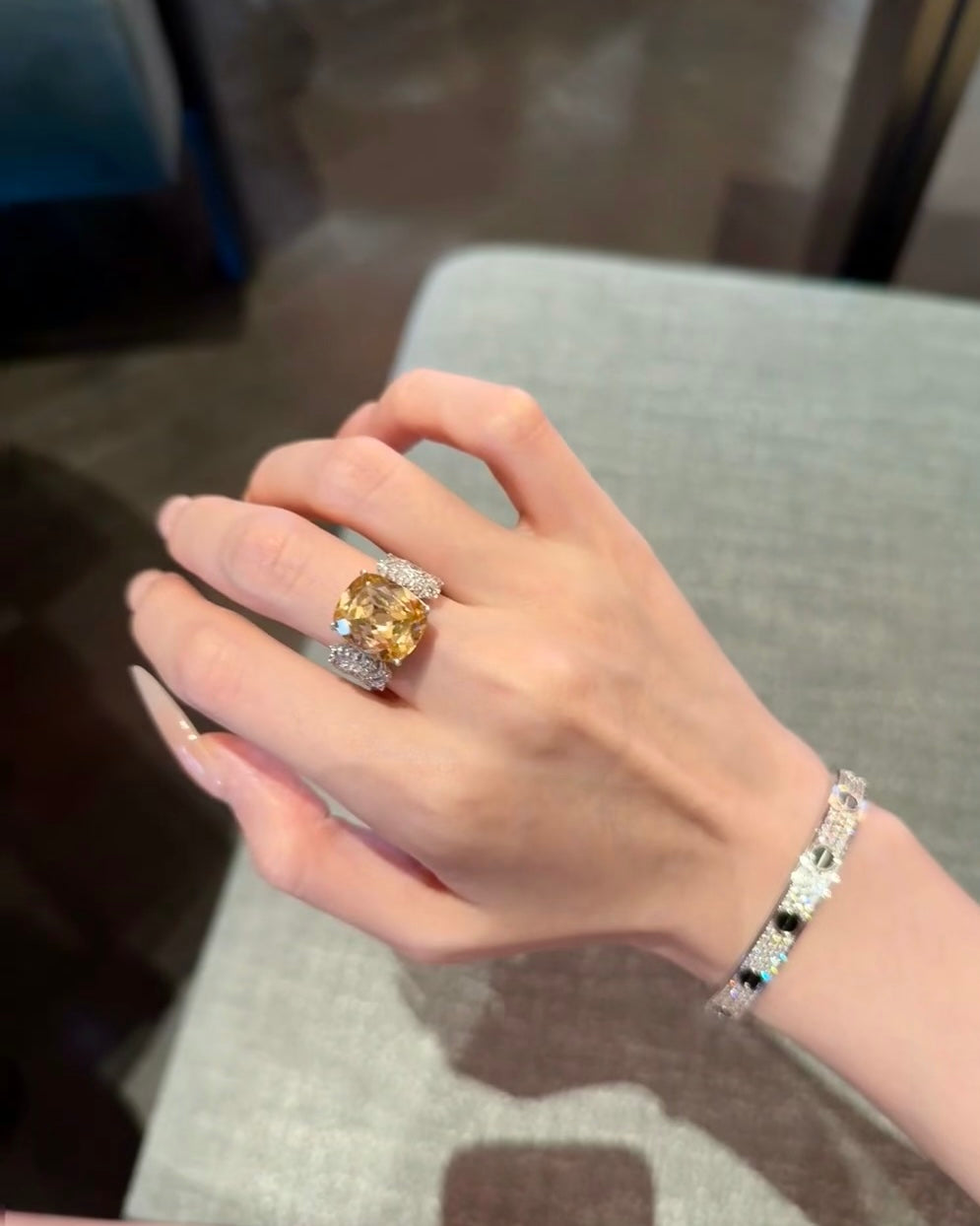 Inel Blush Feather Majesty