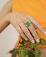 Inel Imperial Green