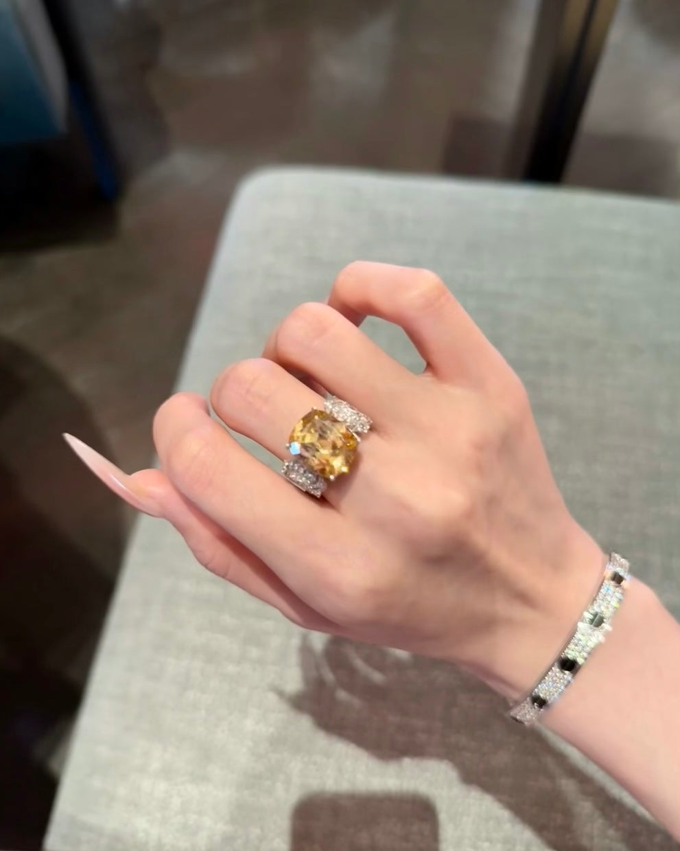 Inel Blush Feather Majesty