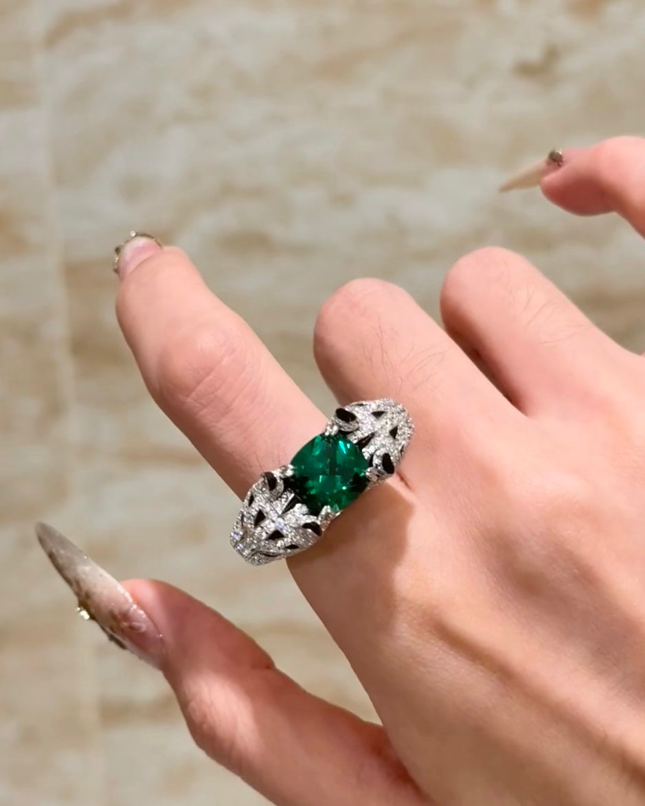 Inel Emerald Panthera Royale