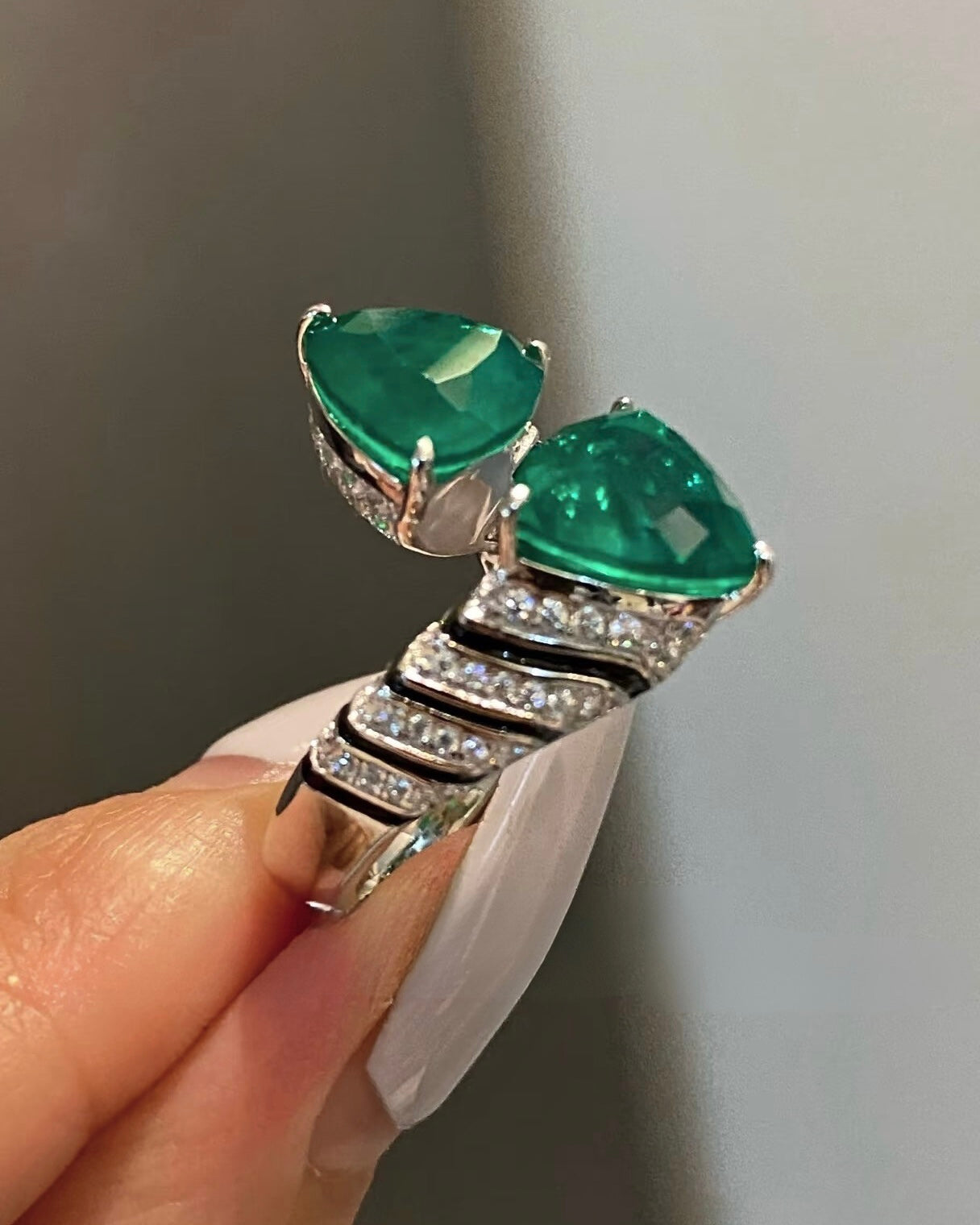 Inel Emerald Dual Majesty