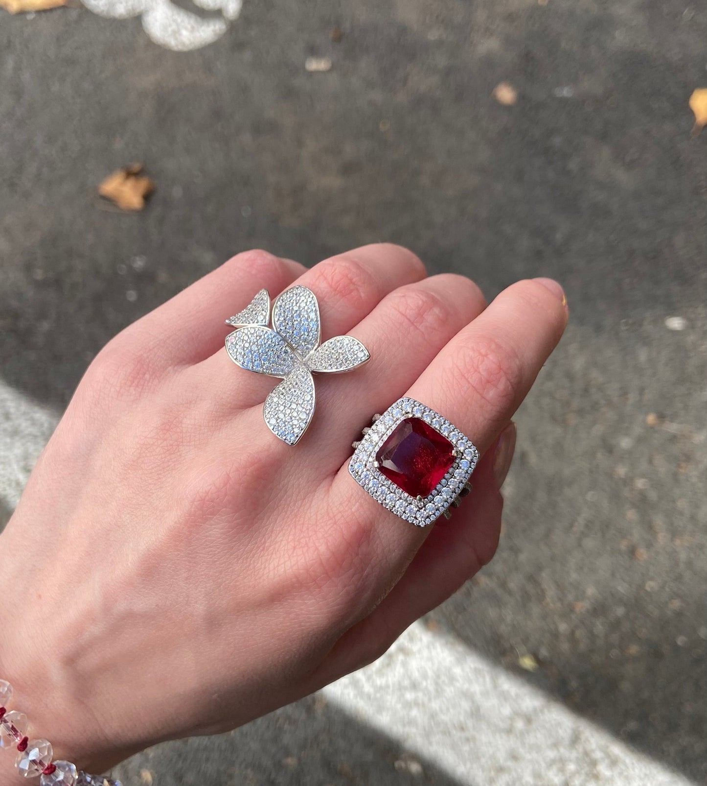 Inel Je t’aime Flower Petals