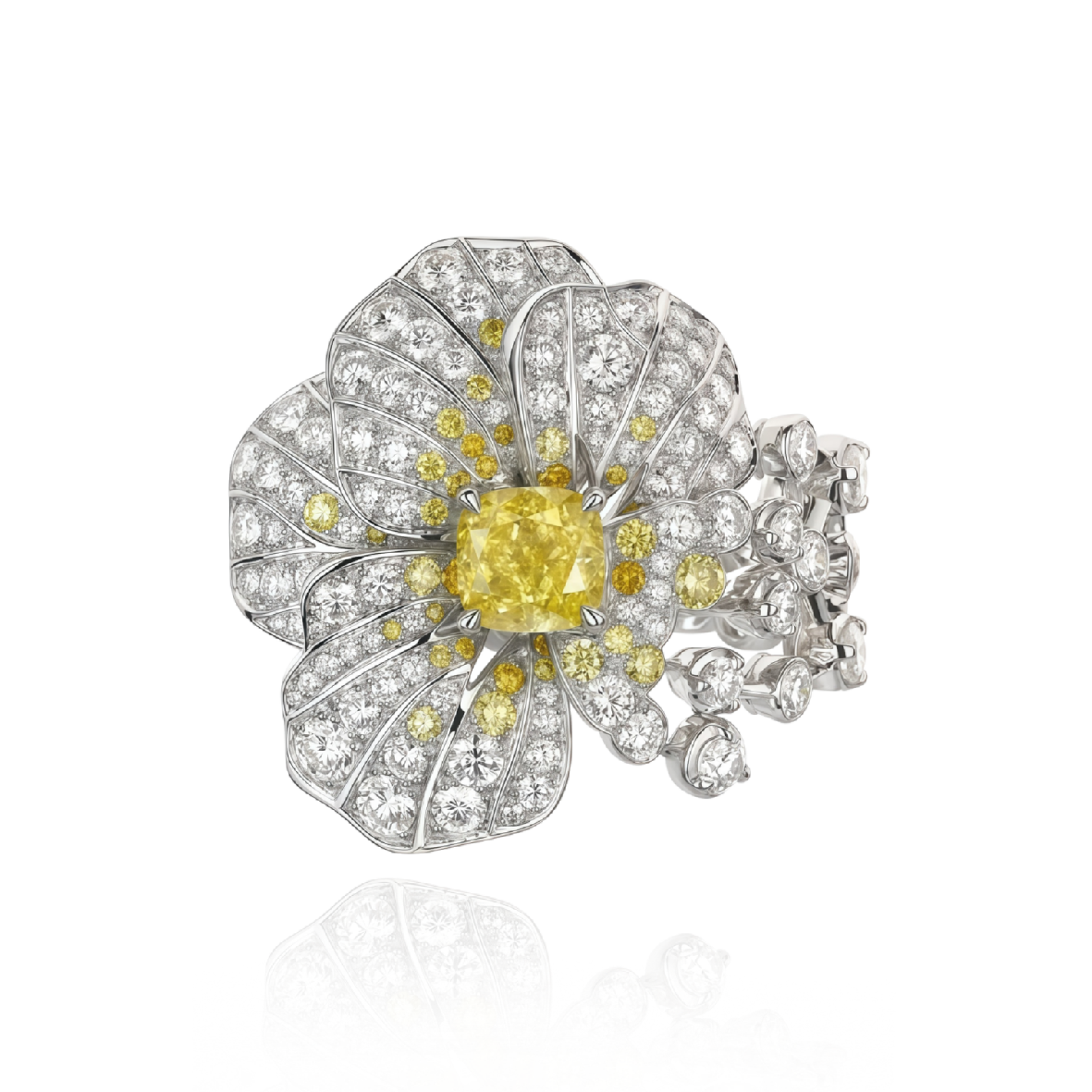 Inel Golden Aurora Bloom