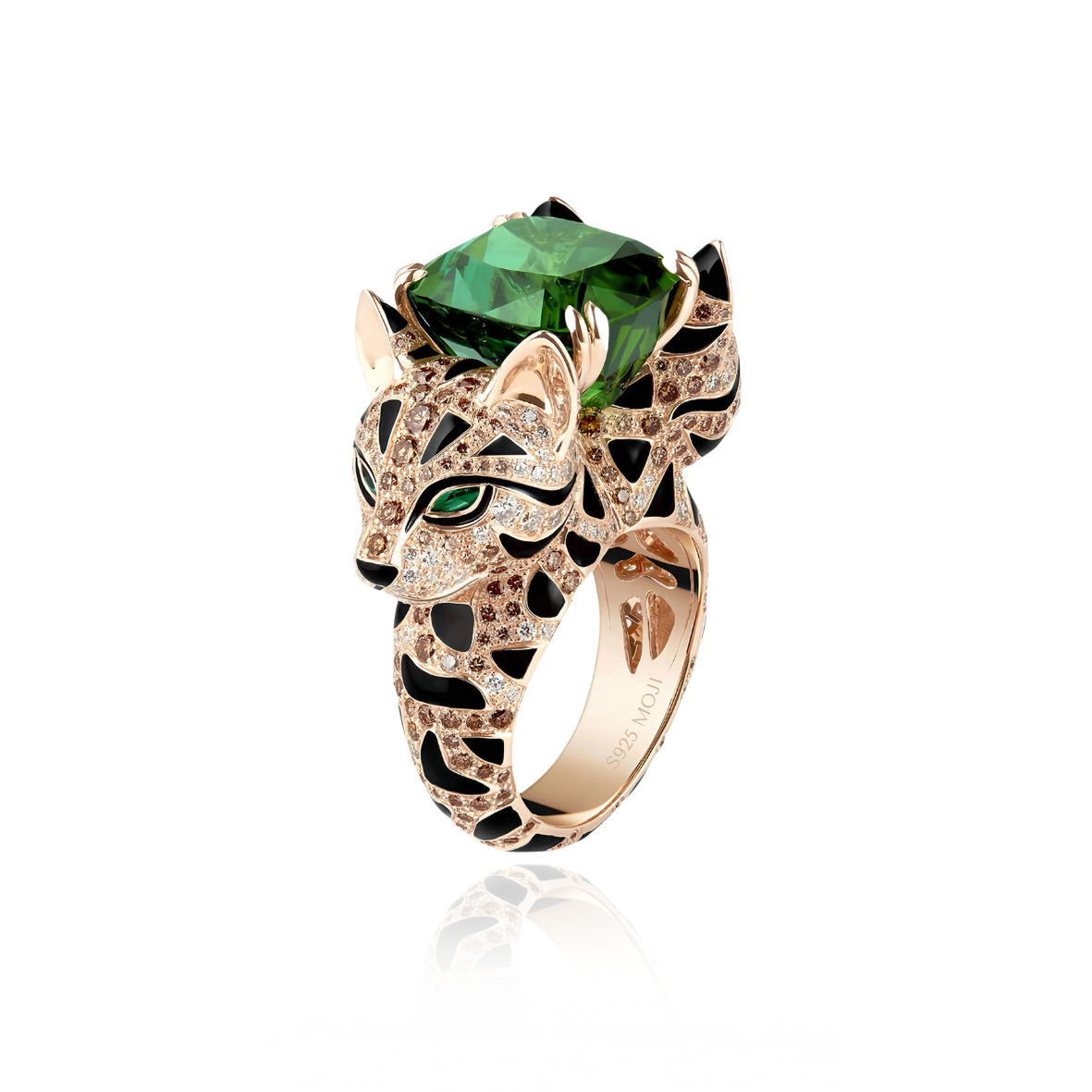 Inel Emerald Panthera Royale Gold