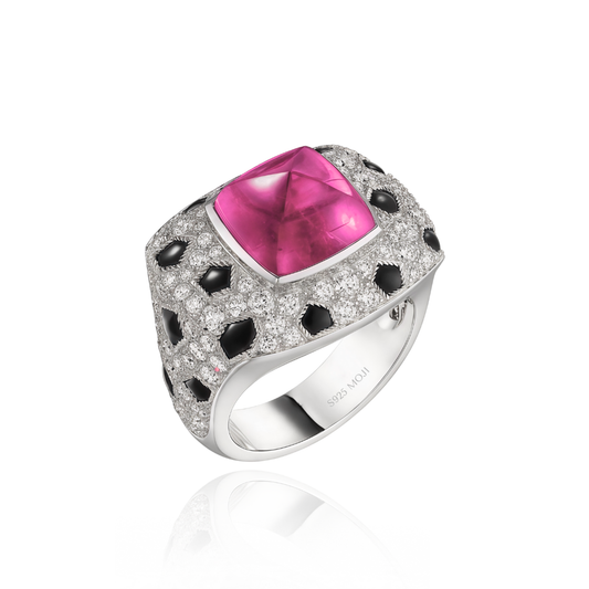 Inel Crimson Royal Cube